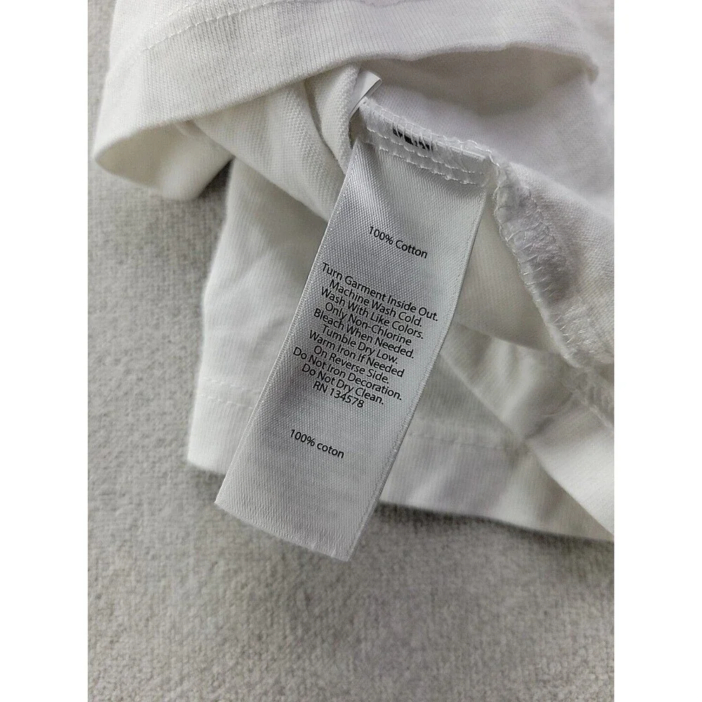 Vineyard Vines YOUTH Kids Girl Size M (10-12) White Long Sleeve Cotton Whale Tee - Picture 4 of 9